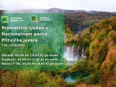 Promotivni tjedan NP Plitvička jezera