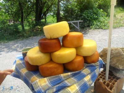 Prodaja sira uz cestu 