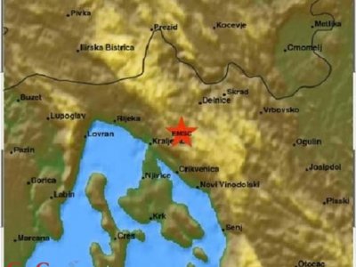 Serije lakih potresa u Hrvatskom primorju