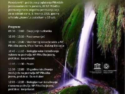 Program 67. obljetnice NP Plitvička jezera