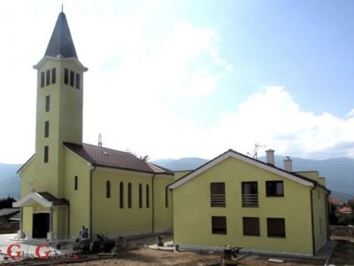 Blagoslov crkve u Donjemu Lapcu