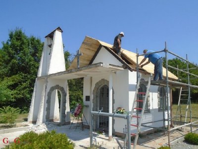 Obnova spomen-kapele na Žutoj Lokvi