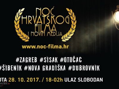 Večeras u Otočcu Noć hrvatskoga filma