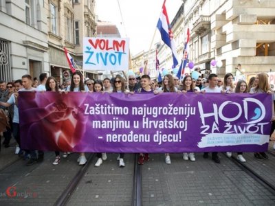 Zagrebu se održava  - Hod za život