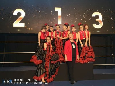 Senjske Španjolke zlatne na International Dance Open Zagreb!