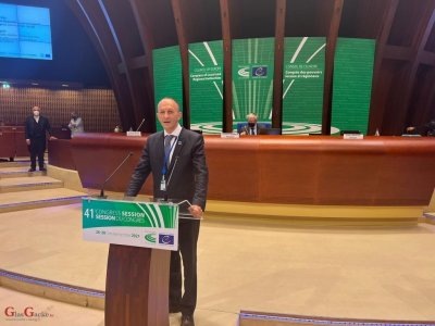 Ličko- senjski župan Ernest Petry na Kongresu Vijeća Europe u Strasbourgu