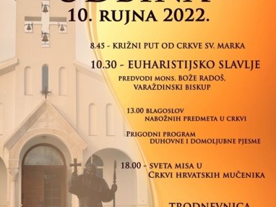 Najavljena proslava blagdana Hrvatskih mučenika 